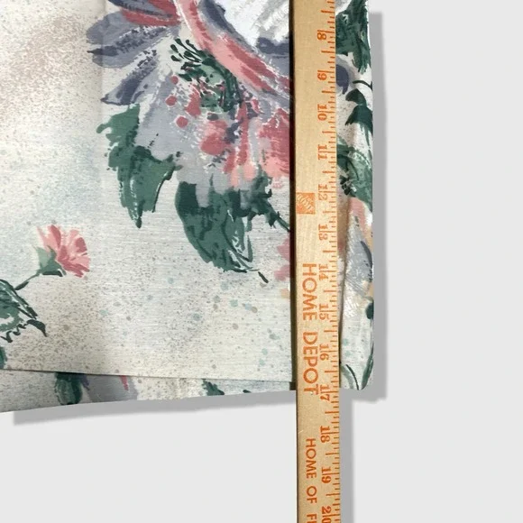 Unbranded Vintage Curtain Valance Unisex 30x17 Multicolor Floral Cottagecore - Picture 4 of 5